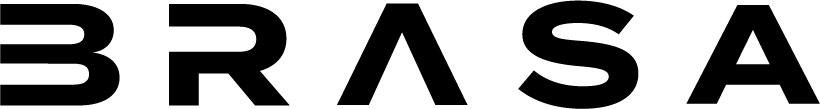 Brasa logo black no flame